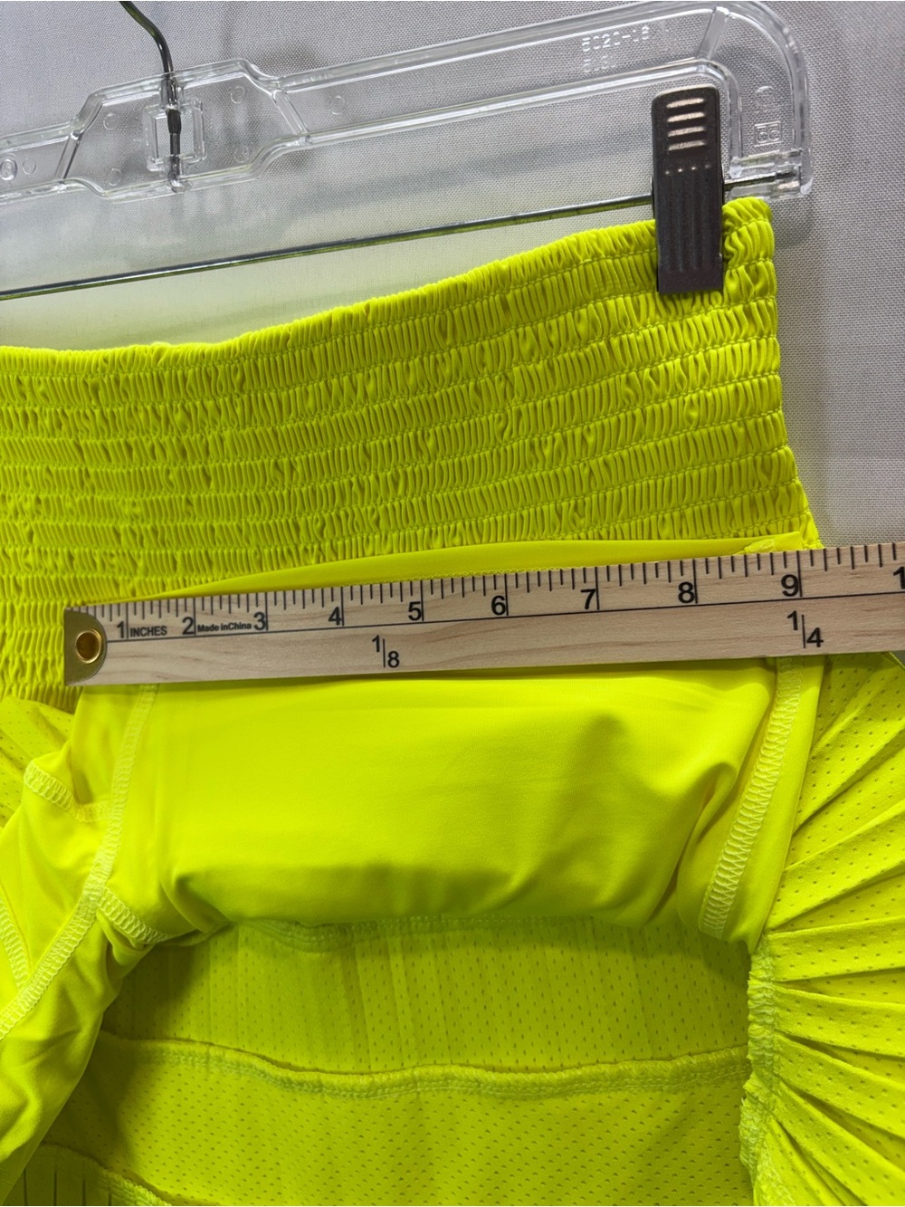Catch + Club Yellow Athletic Tennis Golf Skort Pull-On Stretch Built-In Shorts S - Picture 9 of 9